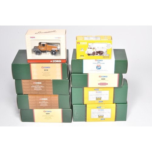 124 - Corgi diecast model group comprising ten boxed issues including commercial vehicles; Tippers, BRS, F... 