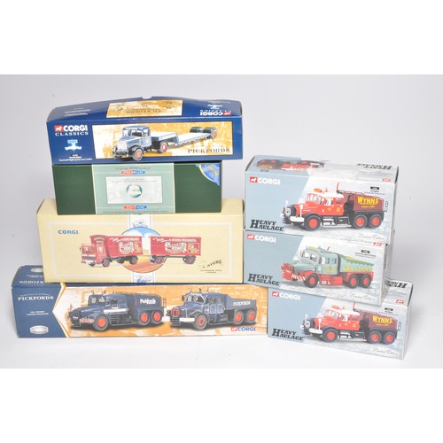 125 - Corgi diecast model group comprising seven boxed issues including commercial vehicles; Pickfords, Sc... 