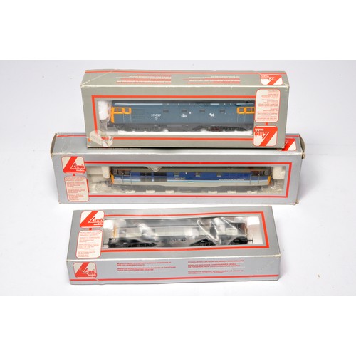 136 - Lima Model Railway comprising trio of locomotives, to include, class 20, 27 and Wigan Pier issues. A... 