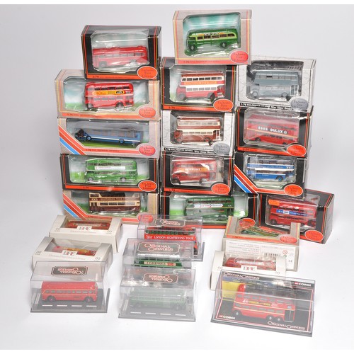 150 - A group of Twenty three diecast model issues from EFE/Corgi comprising Bus and Transport vehicles in... 