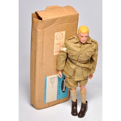 168 - Palitoy Action Man early issue (blond plastic hair) figure with original Palitoy mail-away box. Gene... 