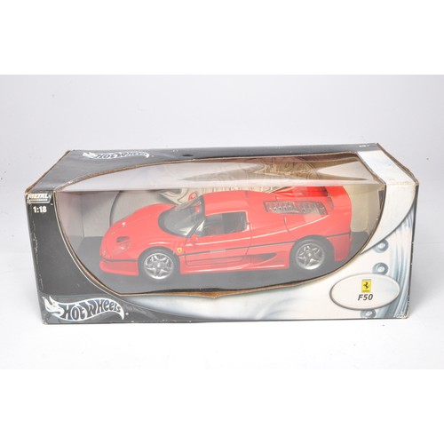 353 - Hot Wheels 1/18 diecast model issue comprising Ferrari F50. Looks to be without obvious sign of faul... 