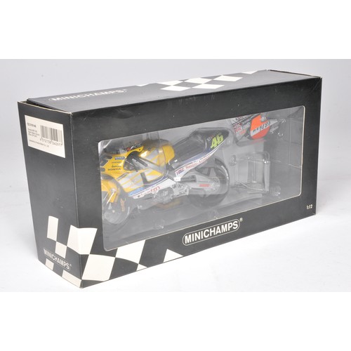 388 - Minichamps 1/12 diecast model motorcycle issue comprising SIGNED Honda NSR 500 2001 GP500. Model is ... 