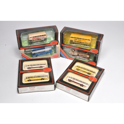 407 - A group of EFE 1/76 Bus and Transport Models comprising vehicles in various liveries, as shown. With... 