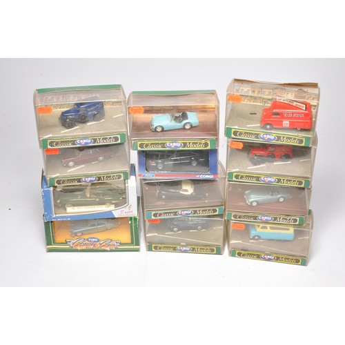 412 - A mixed selection of 12 x general diecast issues comprising mostly Corgi commercial vehicles, in ori... 