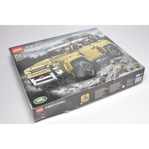 432 - Lego Technic Set comprising 42110 Land Rover Defender, set has been assembled but complete with inst... 