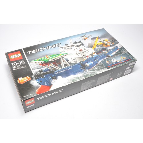 436 - Lego Technic Set comprising 42064 Ocean Explorer, set has been assembled but complete with instructi... 