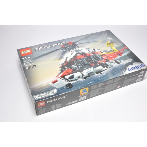 464 - Lego Technic Set comprising 42145, Airbus Rescue Helicopter, set has been assembled but complete wit... 