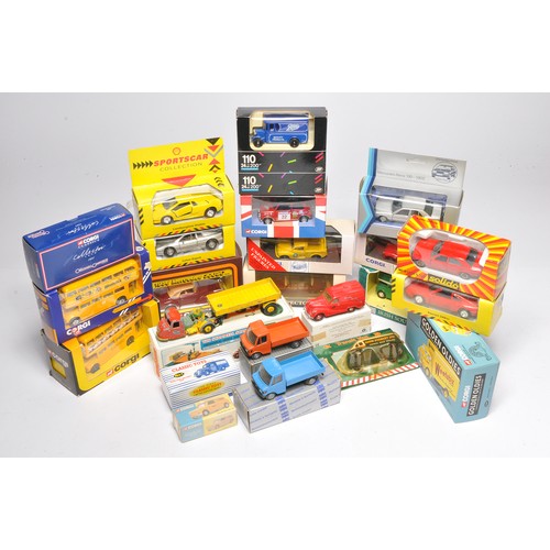 486 - A mixed selection of diecast comprising various makers. To include cars, commercials and bus / trans... 