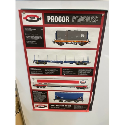 490 - Railwayana. 4 x Procor large colour posters, approx A0.