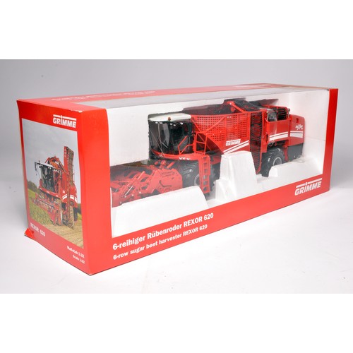 67 - ROS 1/32 farm model issue comprising Grimme 6-row Sugar Beet Harvester Rexor 620. Excellent and secu... 