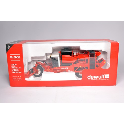 68 - ROS 1/32 farm model issue comprising Dewulf 2 Row Self-Propelled Potato Bunker Harvester. Excellent ... 