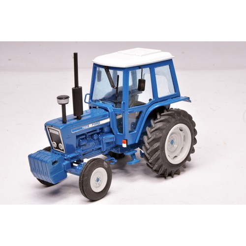 243 - Denis Goodburn 1/32 hand-built farm model issue comprising a Ford 7600 Tractor. Displays with no obv... 