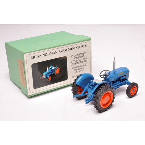 254 - Brian Norman Farm Miniatures hand-built 1/32 farm model issue comprising Fordson Dexta Tractor. Disp... 