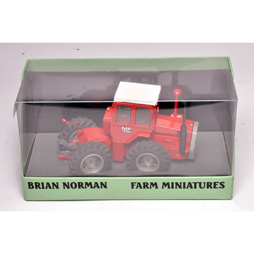 256 - Brian Norman Farm Miniatures hand-built 1/32 farm model issue comprising Massey Ferguson 1200 Tracto... 