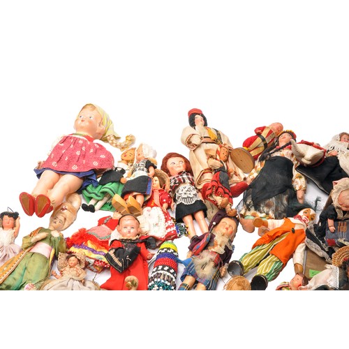 1 - A comprehensive collection of vintage costume dolls. Many hand made of various national themes inclu... 