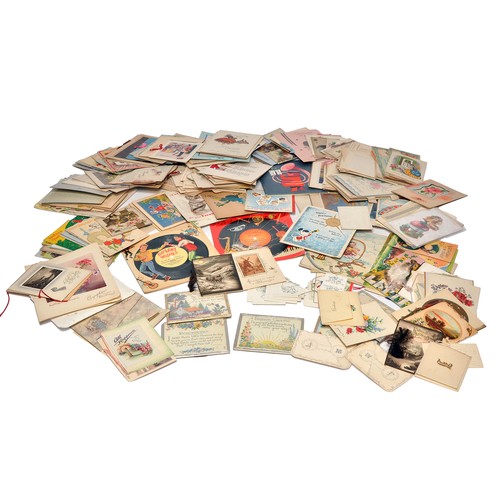 22 - An impressive collection of vintage 'greeting' cards themed from various occasions. Weddings, birthd... 