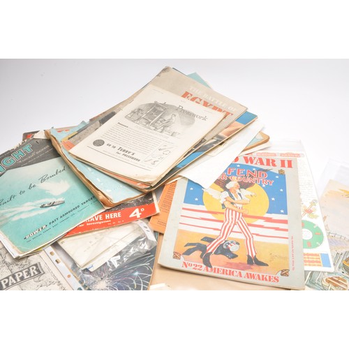 30 - A collection of vintage ephemera comprising publications, product catalogues, leaflets, paperwork an... 