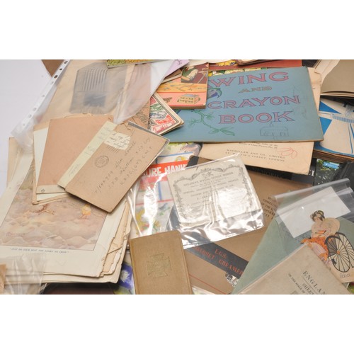 31 - A very large collection of vintage ephemera comprising many interesting and possibly unique items fr... 