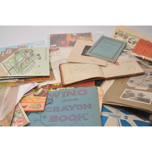 31 - A very large collection of vintage ephemera comprising many interesting and possibly unique items fr... 