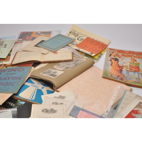 31 - A very large collection of vintage ephemera comprising many interesting and possibly unique items fr... 