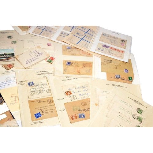 96 - A large collection of British Postal History comprising early stamp and mark examples from 1860's th... 