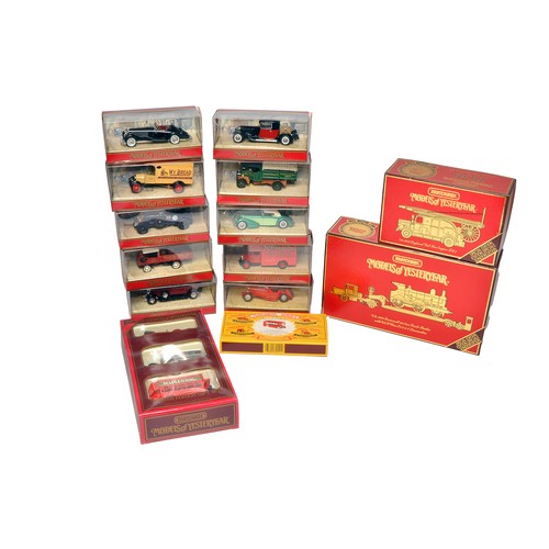 125 - A group of 14 x Matchbox Models of Yesteryear in original boxes, as shown. Some minor storage wear t... 