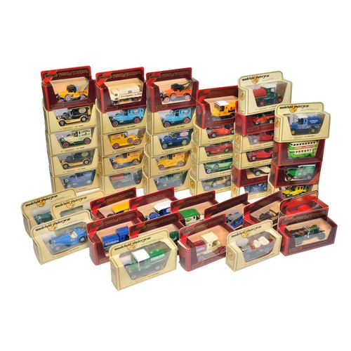 128 - A group of 45 x Matchbox Models of Yesteryear in original boxes, as shown. Some harder to find varia... 