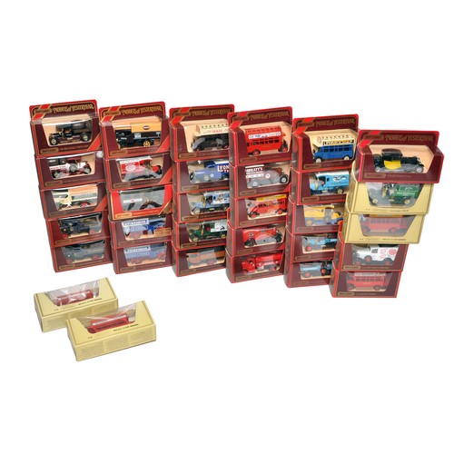 129 - A group of 34 x Matchbox Models of Yesteryear in original boxes, as shown. Some more interesting var... 