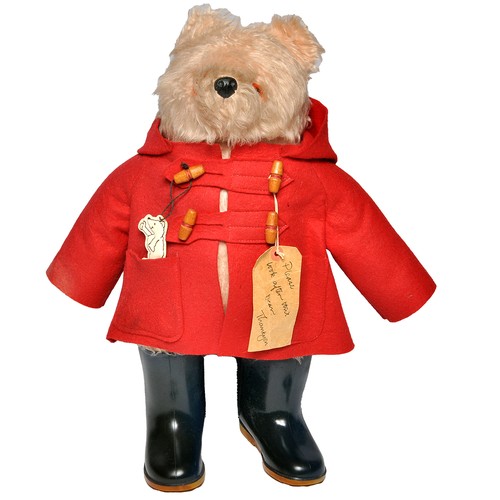 359 - Original 1972 Paddington Bear by Gabrielle Designs. The plush bear stands 20