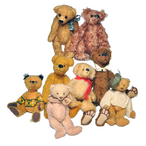 370 - A group of Artist designed/Collector's bears to include Essential Bears by Wendy and Megan Chamberla... 