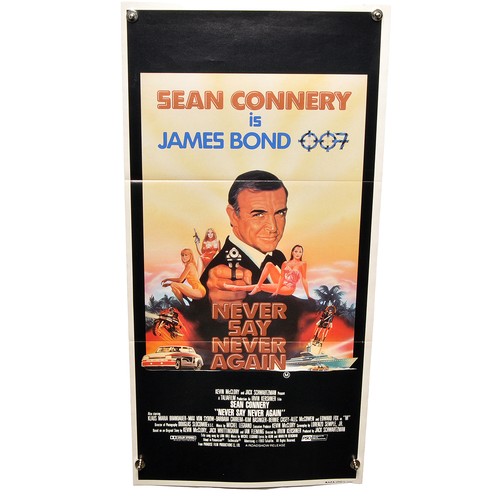 402 - James Bond 007 Film Poster comprising, Never Say Never Again (1983). Folded. Australian Daybill (13.... 