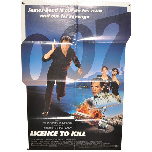 408 - James Bond 007 Film Poster comprising, License to Kill (1989). Folded. International One Sheet (27