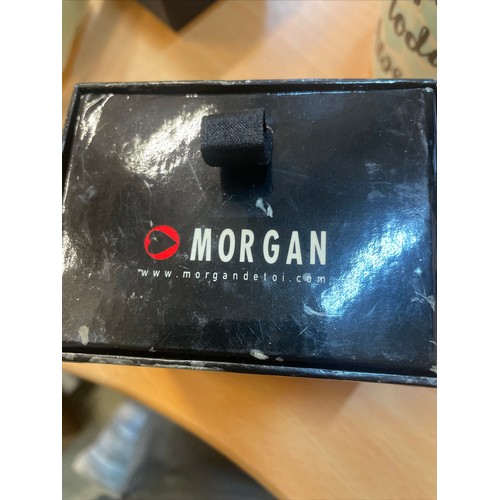 579 - A quantity of Morgan wrist watches in original boxes in addition to a tray of used watches and box o... 