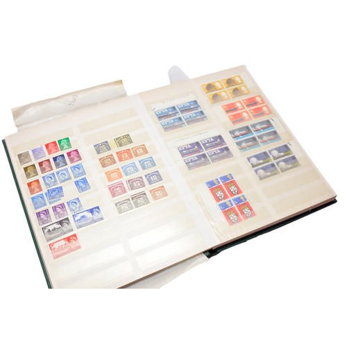 592 - Stamps, comprising a predominantly UK stamp album containing mostly mint and unused examples.