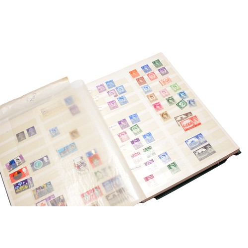 592 - Stamps, comprising a predominantly UK stamp album containing mostly mint and unused examples.