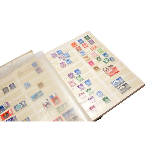 592 - Stamps, comprising a predominantly UK stamp album containing mostly mint and unused examples.