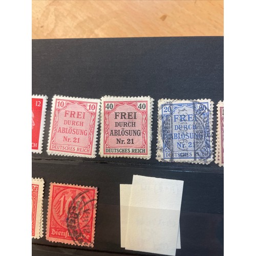 594 - A fine German Stamp album comprising mint Third Reich and early 19th century official stamps, as sho... 