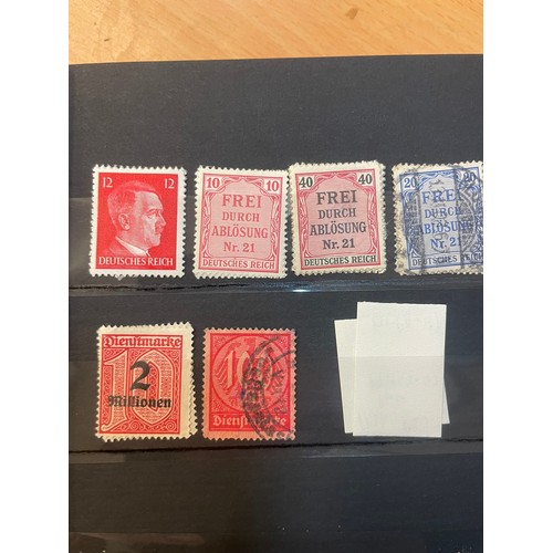 594 - A fine German Stamp album comprising mint Third Reich and early 19th century official stamps, as sho... 