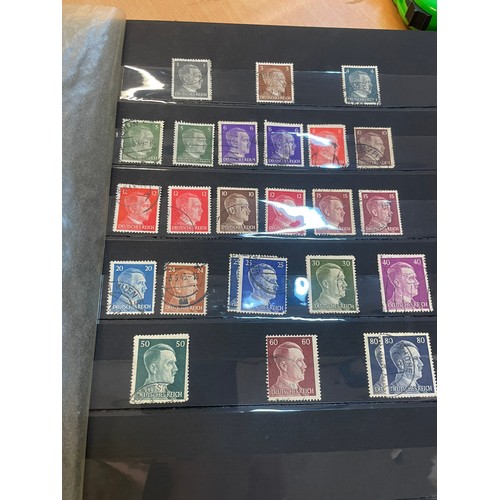 594 - A fine German Stamp album comprising mint Third Reich and early 19th century official stamps, as sho... 