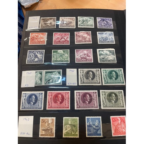 594 - A fine German Stamp album comprising mint Third Reich and early 19th century official stamps, as sho... 