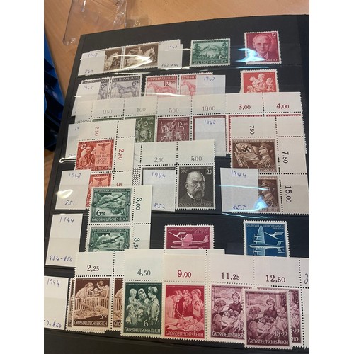 594 - A fine German Stamp album comprising mint Third Reich and early 19th century official stamps, as sho... 