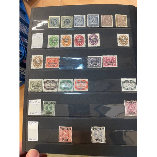 594 - A fine German Stamp album comprising mint Third Reich and early 19th century official stamps, as sho... 