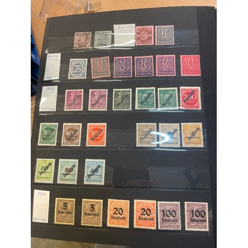 594 - A fine German Stamp album comprising mint Third Reich and early 19th century official stamps, as sho... 