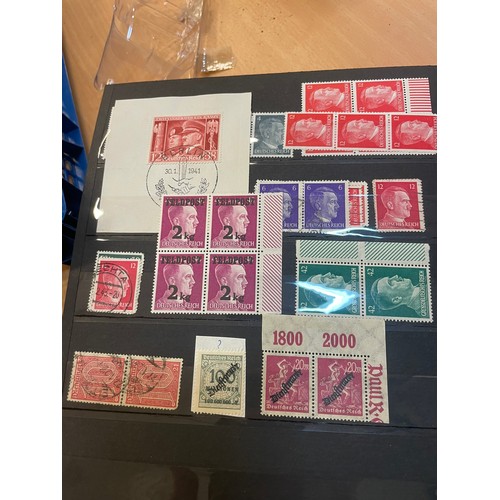 594 - A fine German Stamp album comprising mint Third Reich and early 19th century official stamps, as sho... 