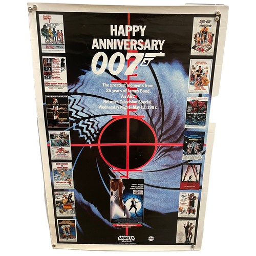 415C - James Bond 007 Film Poster comprising, James Bond 25th Anniversary (MGM/UA, 1987). One Sheet (27