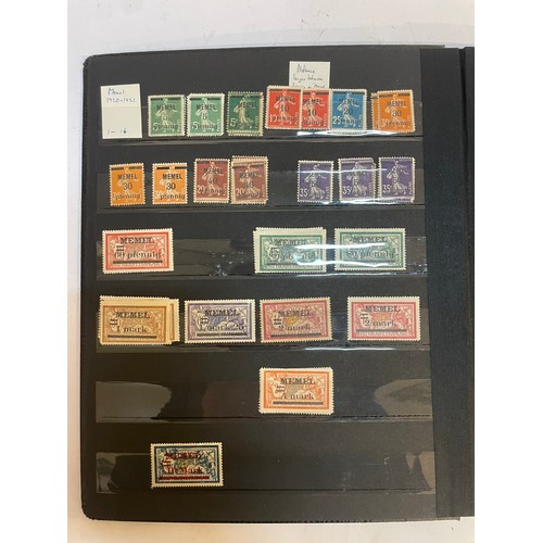 596 - A fine German Stamp album comprising a good quantity of mint issues from Schleswig, Memel (inc occup... 