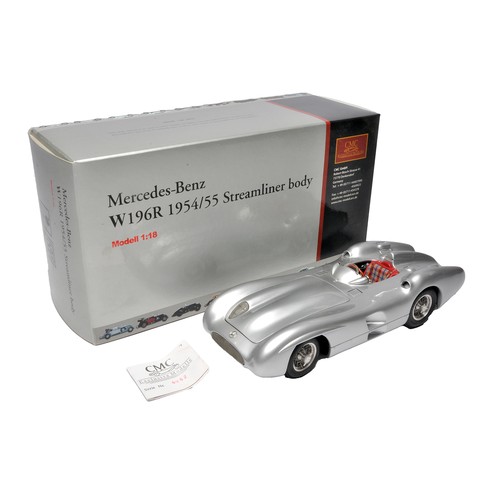 350F - CMC 1/18 precision detail diecast model car issue comprising Mercedes-Benz W196R Streamliner Body (1... 