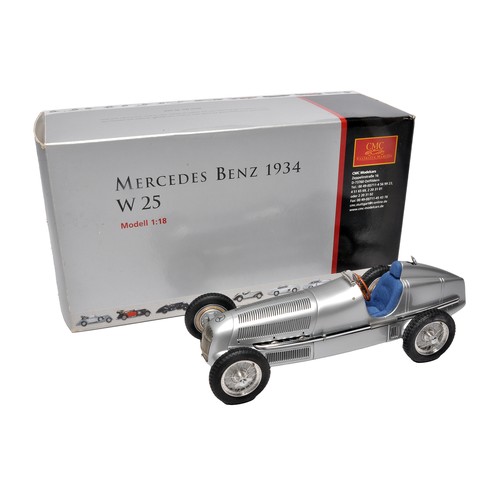 350G - CMC 1/18 precision detail diecast model car issue comprising Mercedes Benz W25 (1934). Displays with... 