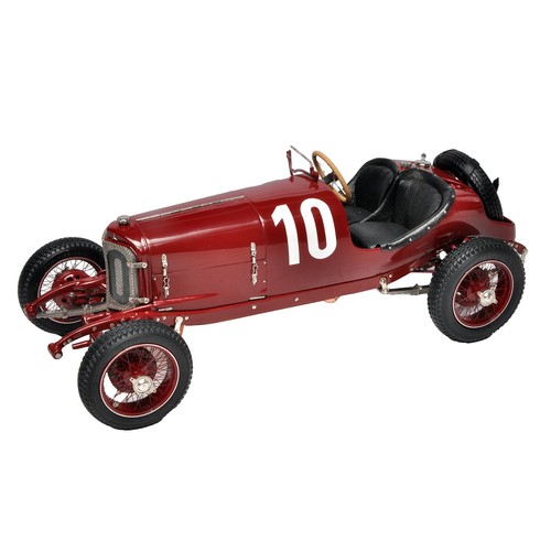 350J - CMC 1/18 precision detail diecast model car issue comprising Mercedes Targa Florio (1924). Displays ... 